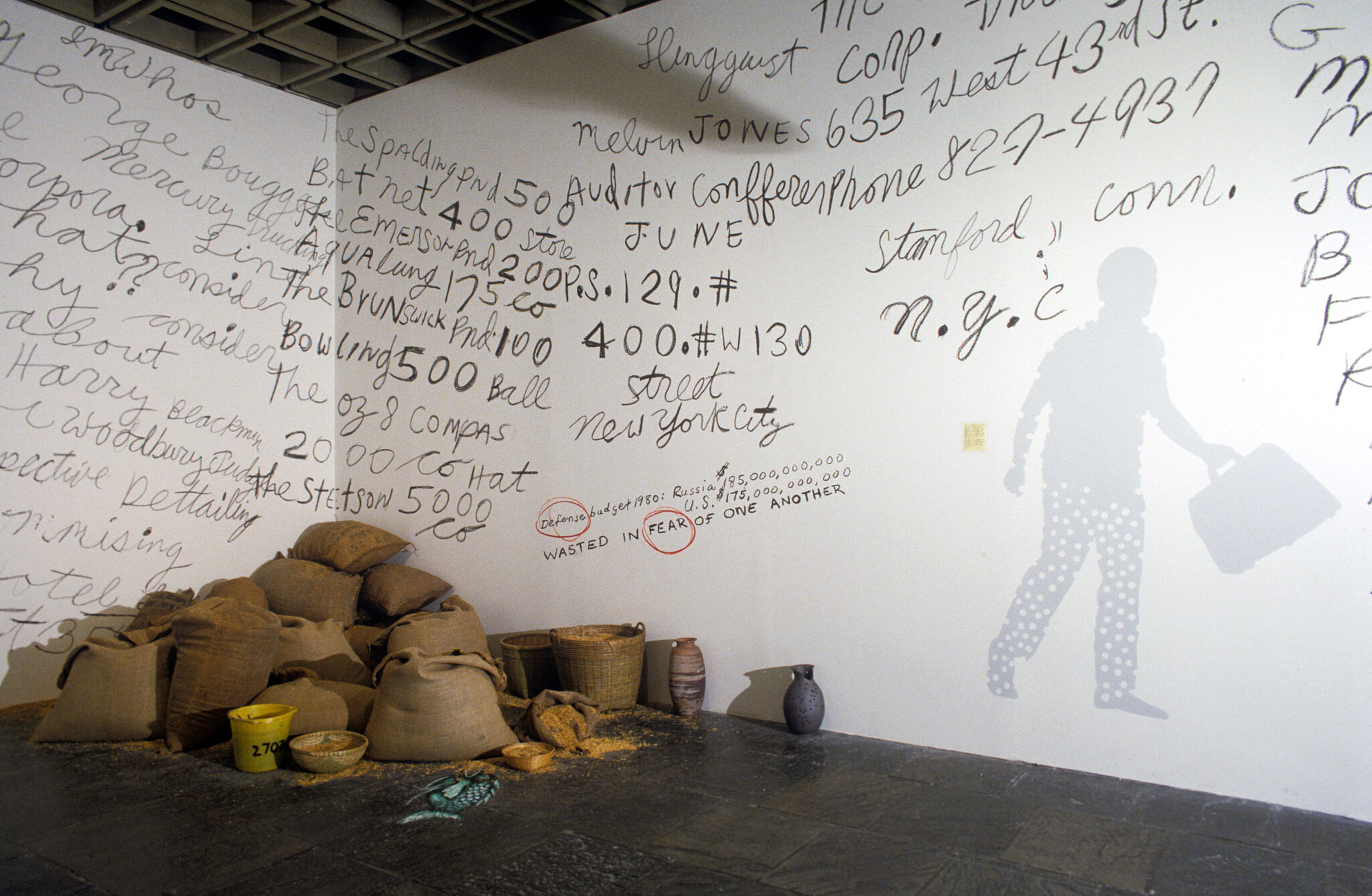 Work of art in a gallery.