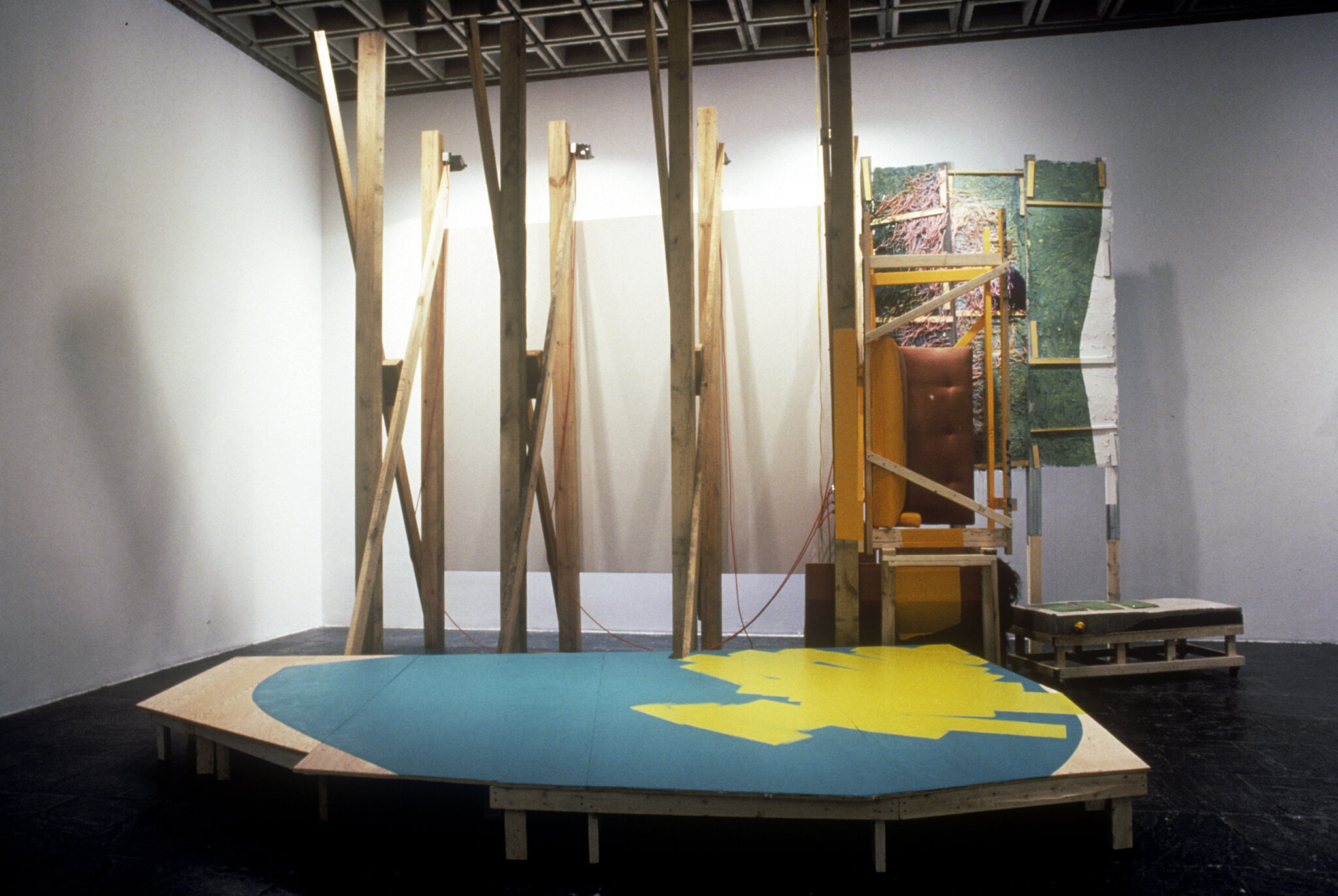 Artwork installed in a gallery.