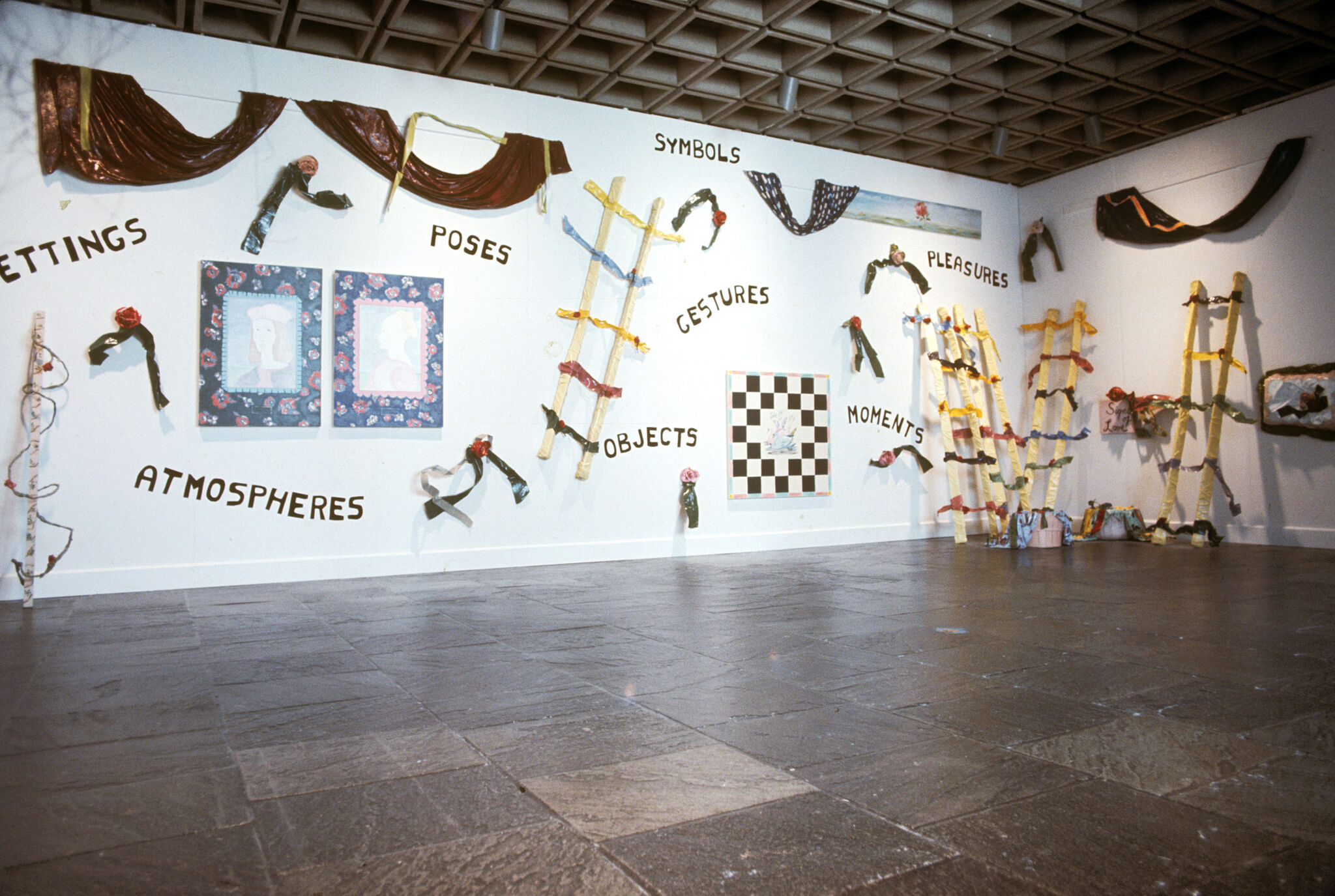 Artwork installed in a gallery.