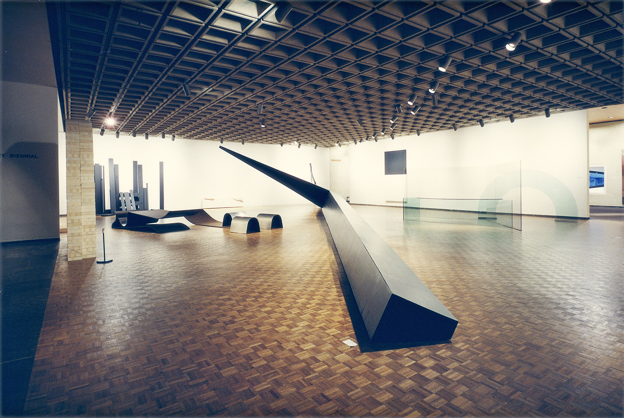 A gallery filled with works of art.