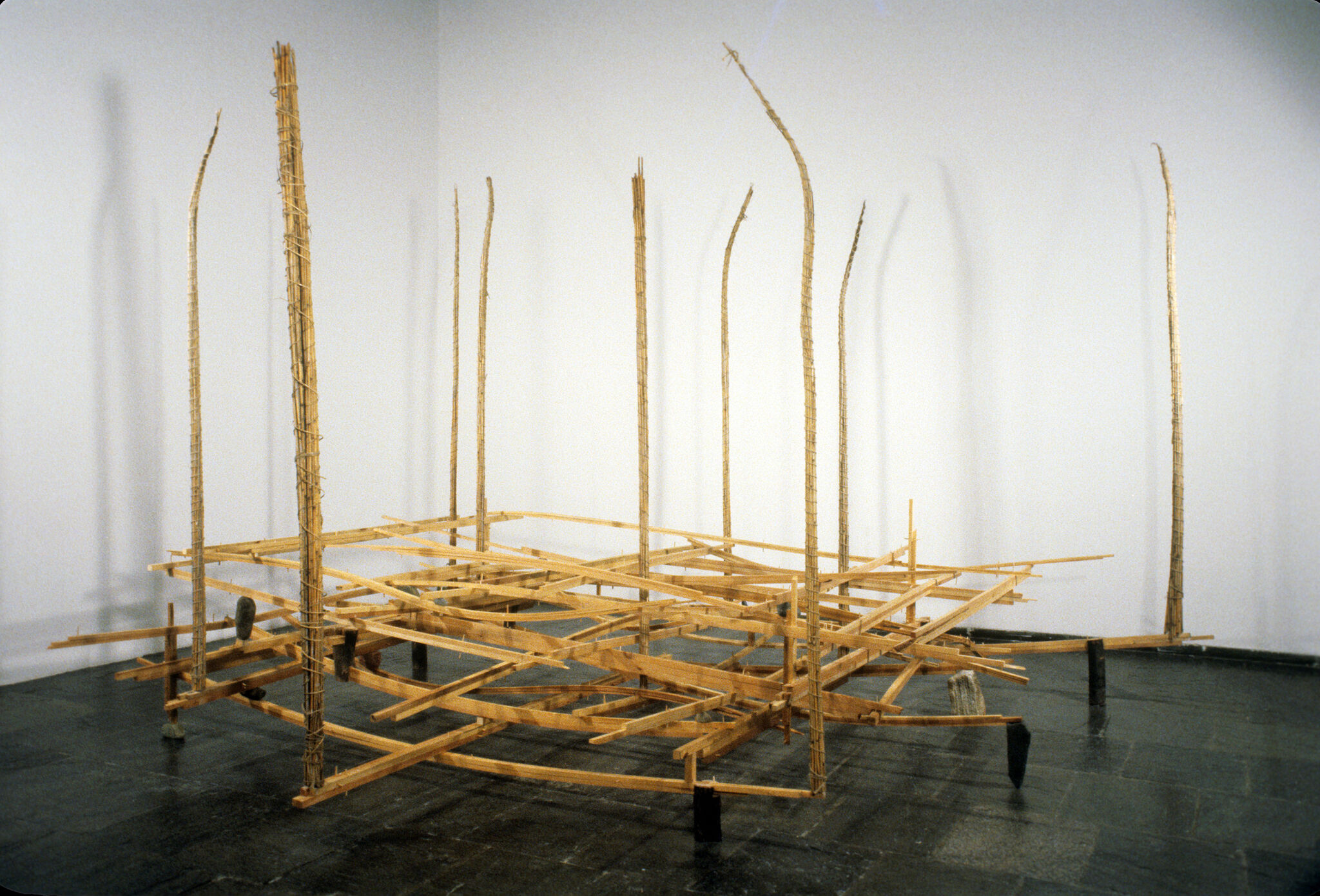 Work of art installed in a gallery.