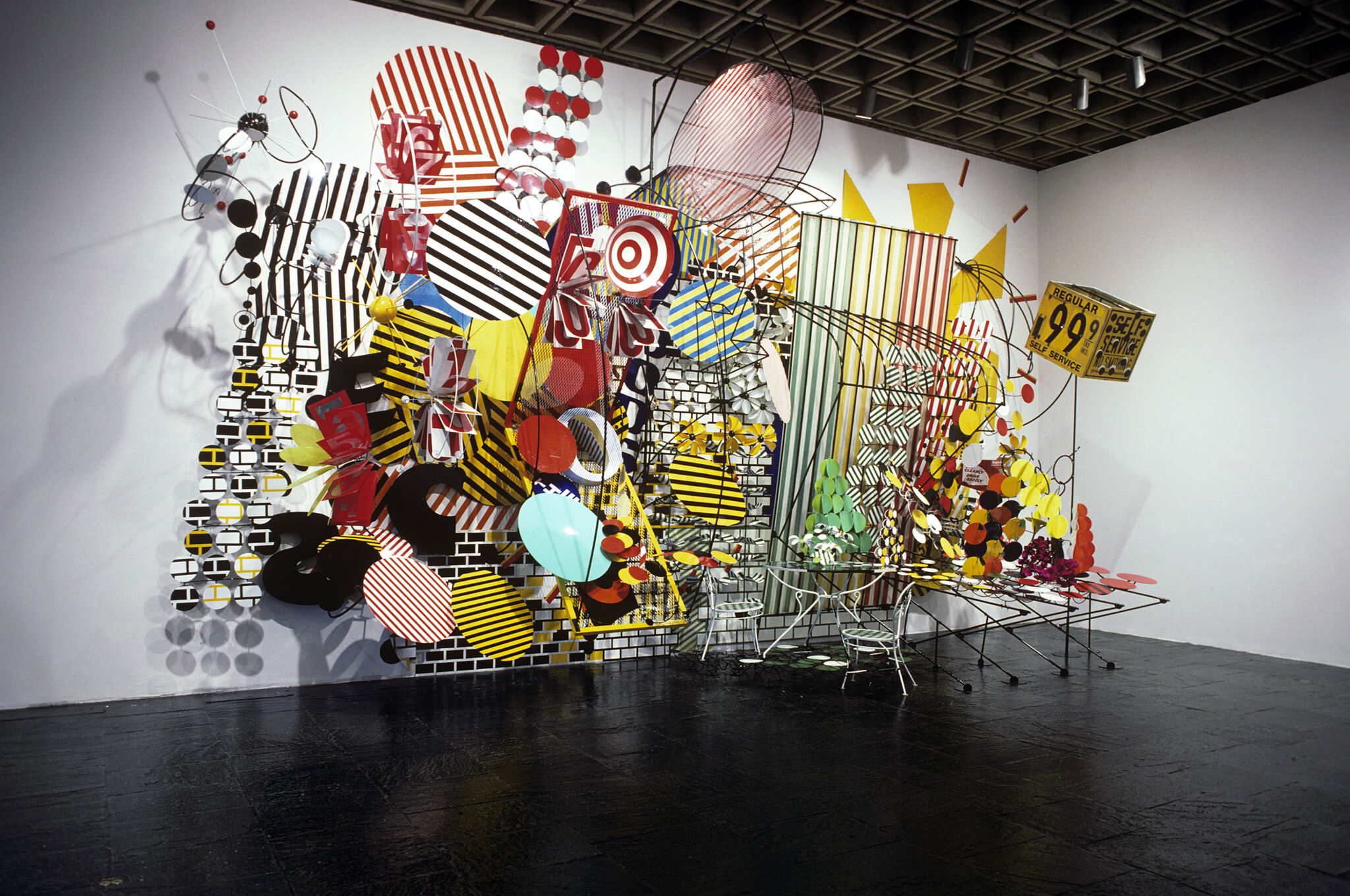 Artwork installed in a gallery.