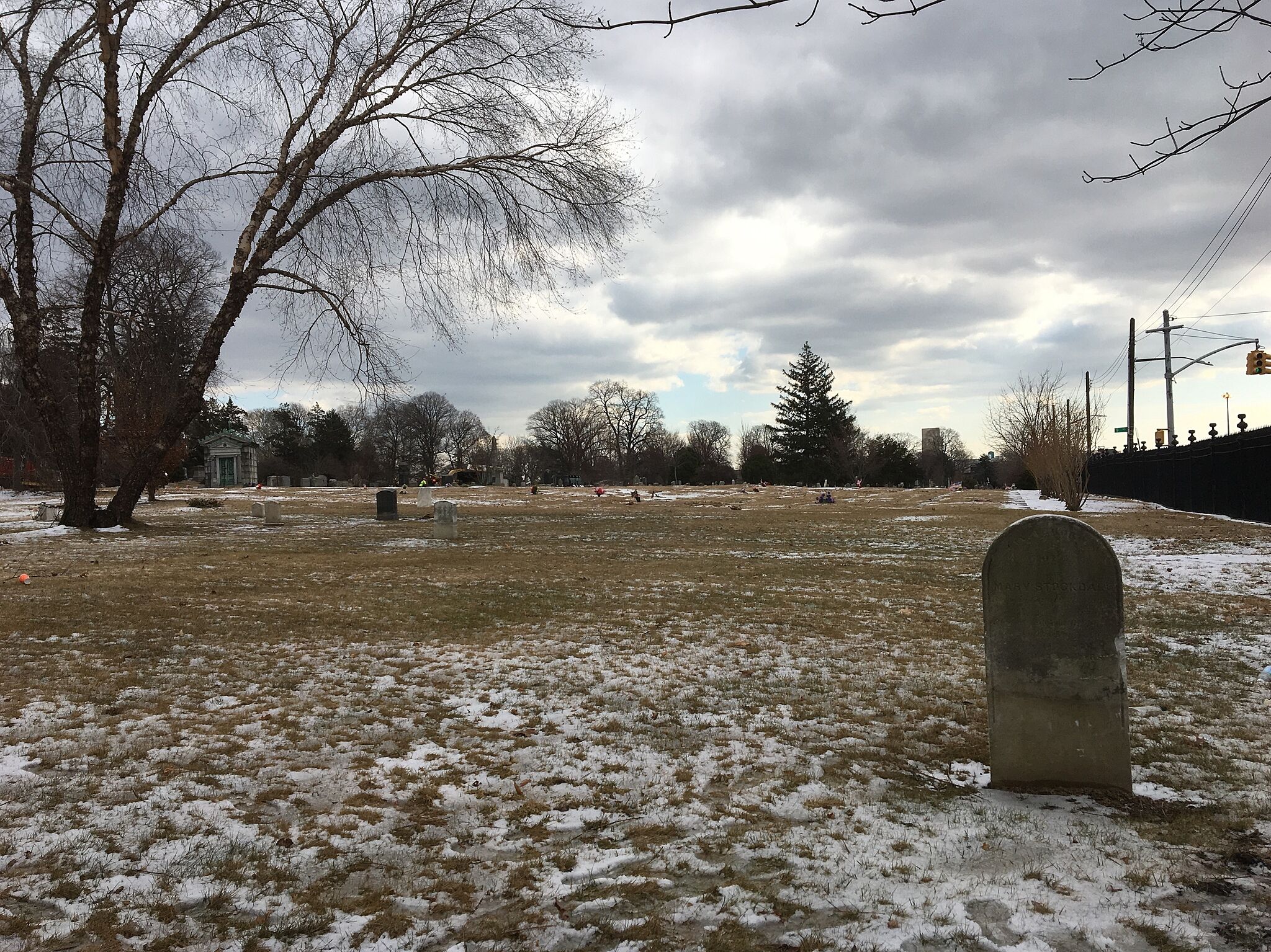 A photograph of Green-Wood Cemetery