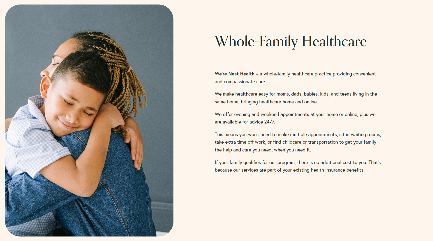 Nest Health Whole Family Healthcare