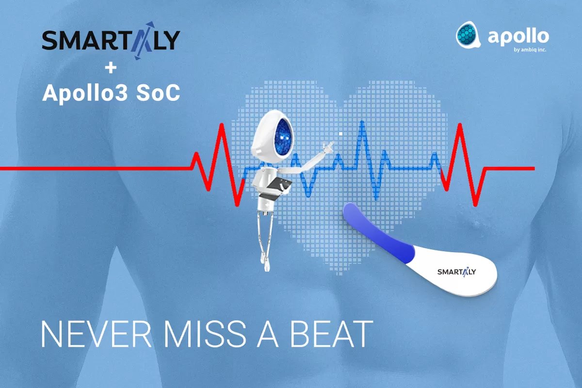 Smartaly and Ambiq to Develop AI-Powered, Week-Long ECG Monitor